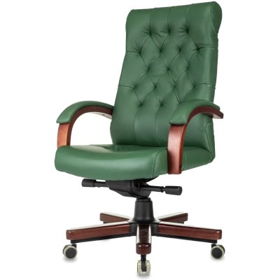 офисное кресло Бюрократ T-9928WALNUT/GREEN зелёный