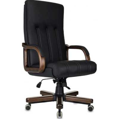 офисное кресло Бюрократ T-9932WALNUT/B черный