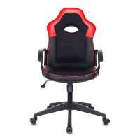 игровое кресло Бюрократ VIKING-11-BL-RED черно-красный