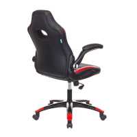 игровое кресло Бюрократ VIKING-1N-BL-RED черно-красный