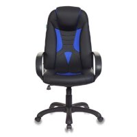 игровое кресло Бюрократ VIKING-8-BL+Blue черно-синий