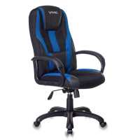 игровое кресло Бюрократ VIKING-9-BL+BLUE черно-синий