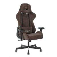 игровое кресло Бюрократ VIKING KNIGHT LT10 FABRIC коричневый