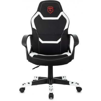 игровое кресло Бюрократ ZOMBIE 100 Black/White черно-белый