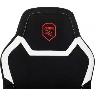игровое кресло Бюрократ ZOMBIE 100 Black/White черно-белый