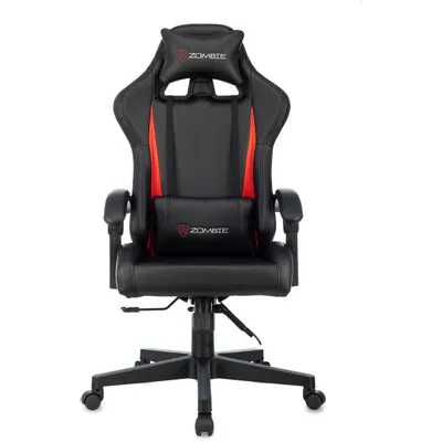 игровое кресло Бюрократ ZOMBIE Game Tetra Black/Red черно-красный