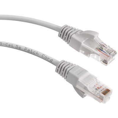 патч-корд Cabeus PC-UTP-RJ45-CAT.5E-0.15M Серый