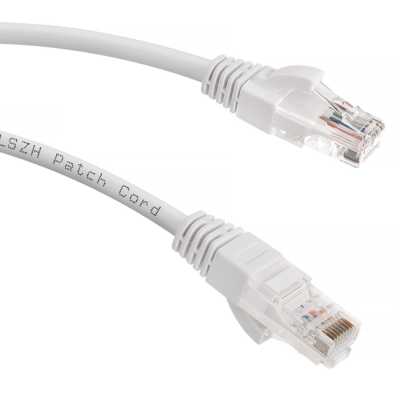 патч-корд Cabeus PC-UTP-RJ45-CAT.5E-3M-WH-LSZH Белый
