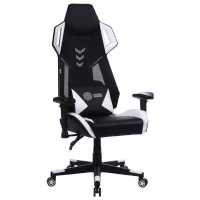 игровое кресло Cactus CS-CHR-090BLW черно-синий