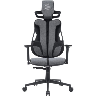 игровое кресло Cactus CS-CHR-DUO-GYBK черный-серый