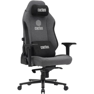 игровое кресло Cactus CS-CHR-MAG-GY черный-серый