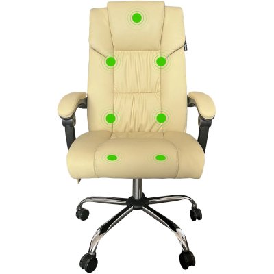 кресло Cactus CS-CHR-OC04M-WT слоновая кость