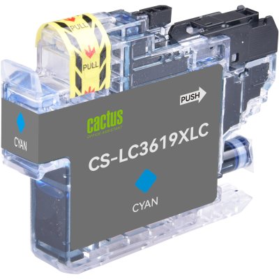 картридж Cactus CS-LC3619XLC голубой