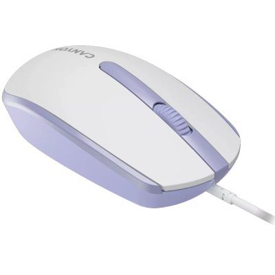 мышь Canyon M-10 CNE-CMS10WL Белый-фиолетовый