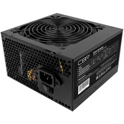 блок питания CBR 400W PSU-ATX400-12GM Черный