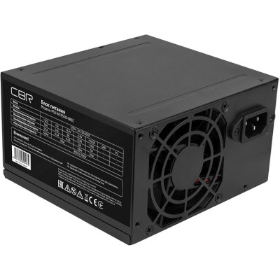 блок питания CBR 500W PSU-ATX500-08EC Черный