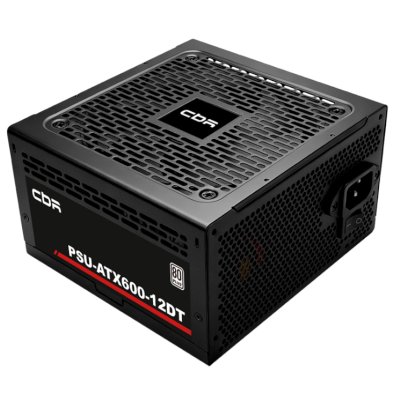 блок питания CBR 600W PSU-ATX600-12DT Черный