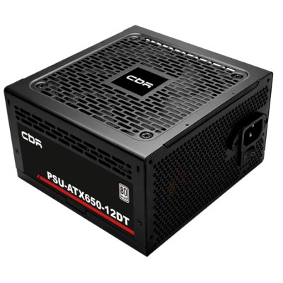 блок питания CBR 650W PSU-ATX650-12DT Черный