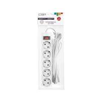 сетевой фильтр CBR CSF 2505-5.0 White PC белый