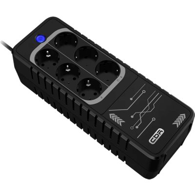 ИБП CBR Light LGT-850H-6F-LDB Черный