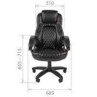 офисное кресло Chairman 432 N Black черный