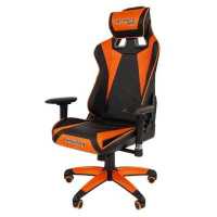 игровое кресло Chairman Game 44 Black-Orange черно-оранжевый