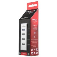 разветвитель USB Crown CMU3-07 Aluminium серый