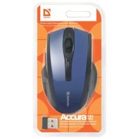 мышь Defender Accura MM-665 Blue Синий-черный