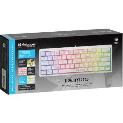 клавиатура Defender Deimos GK-303 White Белый