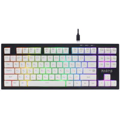 клавиатура Defender Harpie GK-401 Black Черный-белый