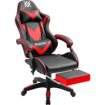 игровое кресло Defender Minion Black/Red красный, черный
