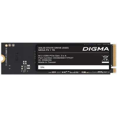 SSD диск Digma Mega P5 1Tb DGSM3001TP53T Черный