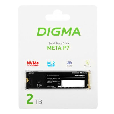 SSD диск Digma Meta P7 2Tb DGSM4002TP73T Черный