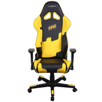 игровое кресло DXRacer Racing OH/RE21/NY/NAVI черно-желтый