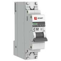 автоматический выключатель EKF ВА 47-63 1P (C) 4.5kA 32 А mcb4763-1-32C-pro
