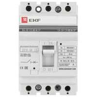 автоматический выключатель EKF ВА-99/125 3P (термомагнитный) 25kA 63 А mccb99-125-63