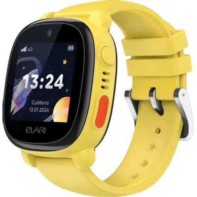 смарт часы Elari KidPhone 4G Lite Yellow