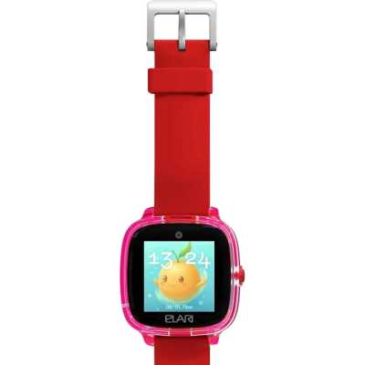 смарт часы Elari KidPhone Fresh 4G KP-4G-F-R