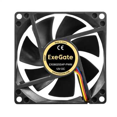 кулер ExeGate 12В DC EX08025S4P-PWM EX297045RUS