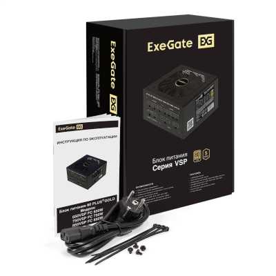 блок питания ExeGate 750VSP FC EX297232RUS Черный