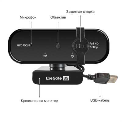 веб-камера ExeGate BlackView C720 EX297680RUS черный