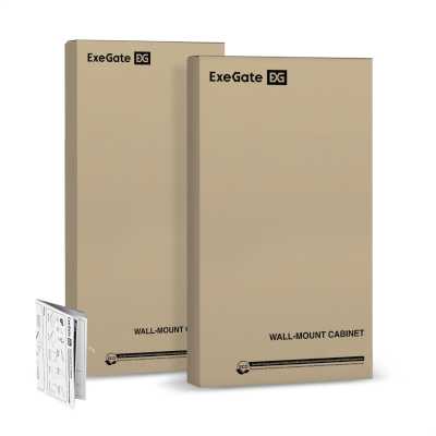 телекоммуникационный шкаф ExeGate EC-WM-18U.450.G.BLACK EX300258RUS Черный