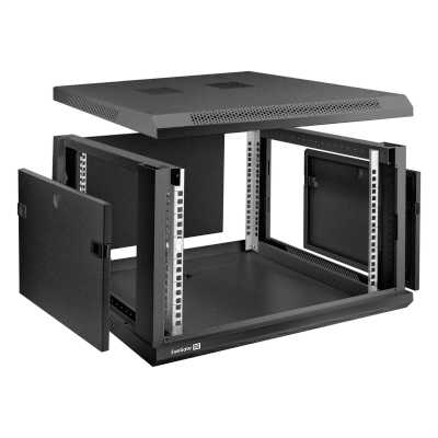 телекоммуникационный шкаф ExeGate EC-WM-6U.600.G.BLACK EX298606RUS Черный
