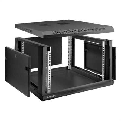 телекоммуникационный шкаф ExeGate EC-WM-6U.600.M.BLACK EX298618RUS Черный