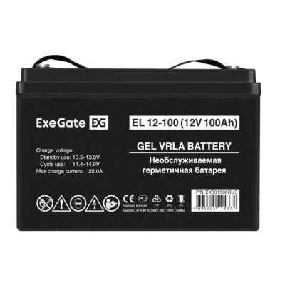 батарея для UPS ExeGate EL 12-100-М6 EX301508RUS