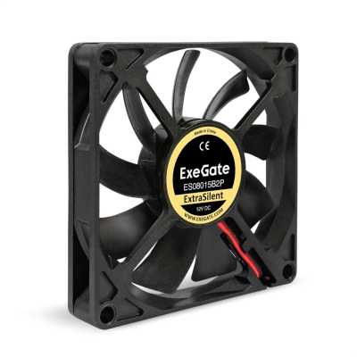 кулер ExeGate ES08015B2P EX295236RUS Черный