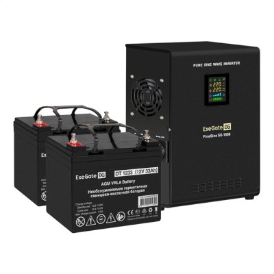 ИБП ExeGate FineSine SX-1500.LCD.AVR.2SH EX296564RUS
