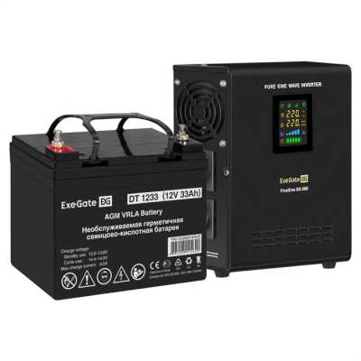 ИБП ExeGate FineSine SX-500.LCD.AVR.2SH EX296495RUS