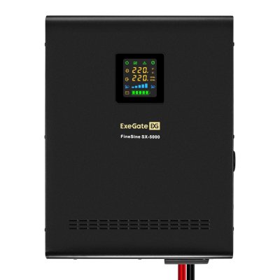 ИБП ExeGate FineSine SX-5000.LCD.AVR.2SH.T EX296004RUS Черный