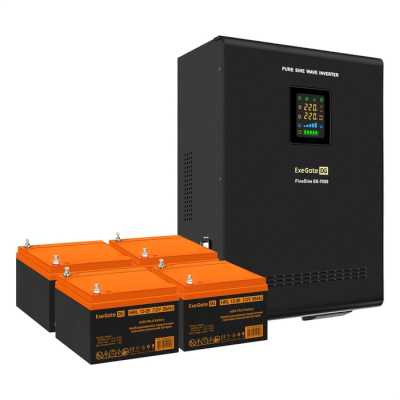 ИБП ExeGate FineSine SX-7000.LCD.AVR.2SH.T EX296678RUS